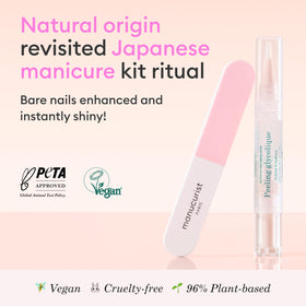 Manucurist Glycolic Nail Peel application gently exfoliates for smoother nails