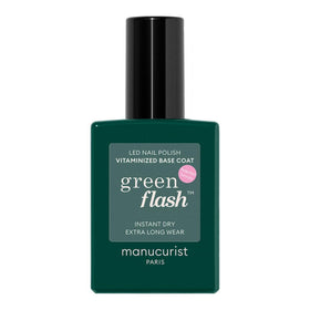 Manucurist Green Flash base coat bottle for long-lasting wear.