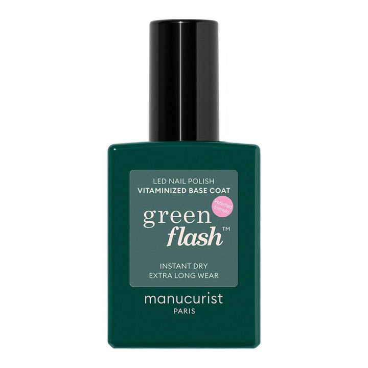 Manucurist Green Flash base coat bottle for long-lasting wear.