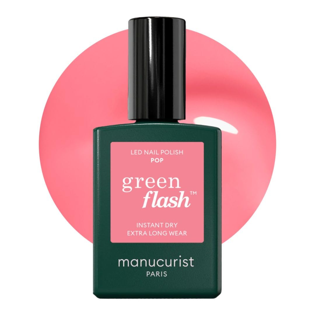 Manucurist Green Flash base coat ready for stronger color adhesion and longer wear