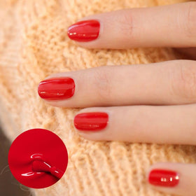 Manucurist Green Flash brush helps smooth, even color application.