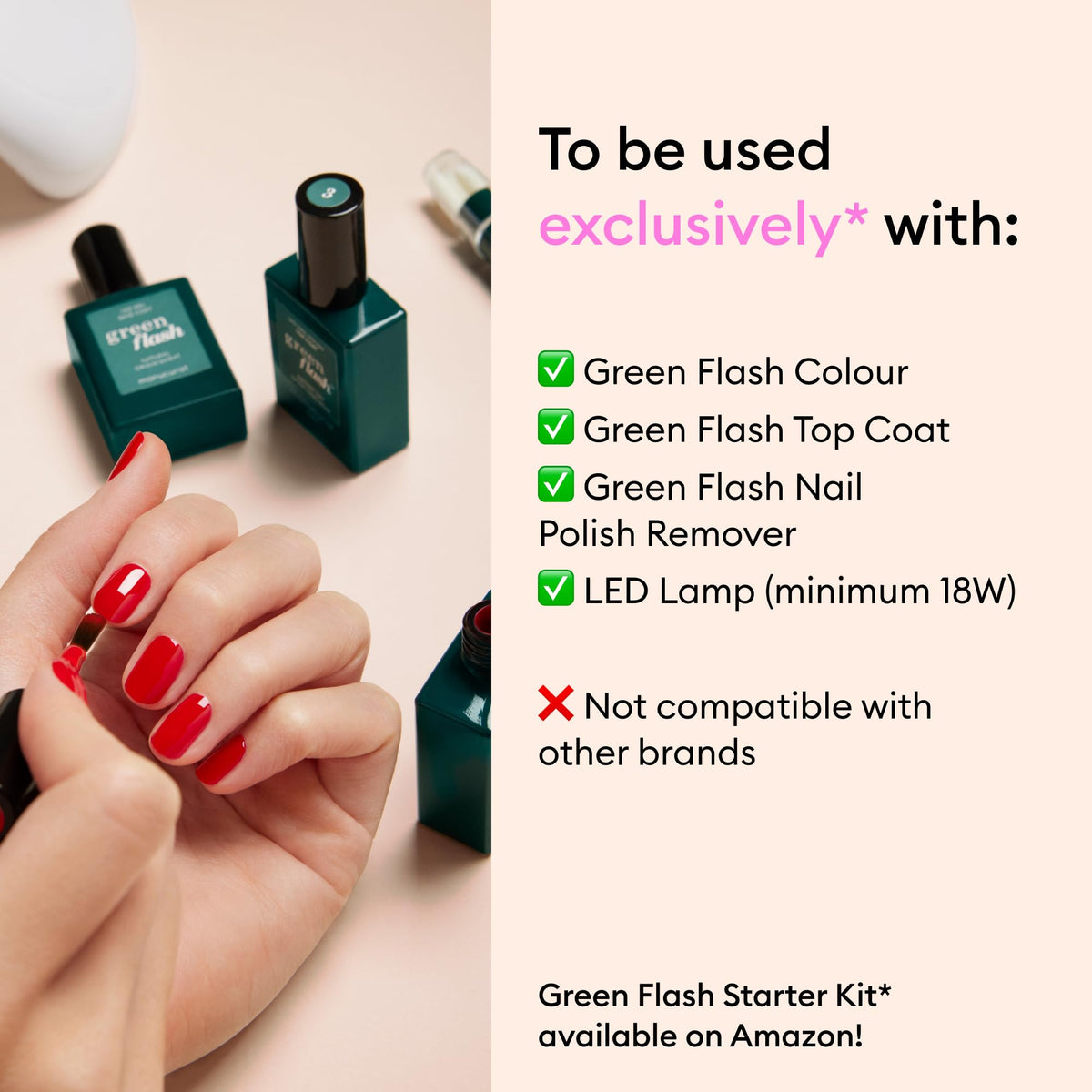 Removal step with Gentle Remover for quick cleanup