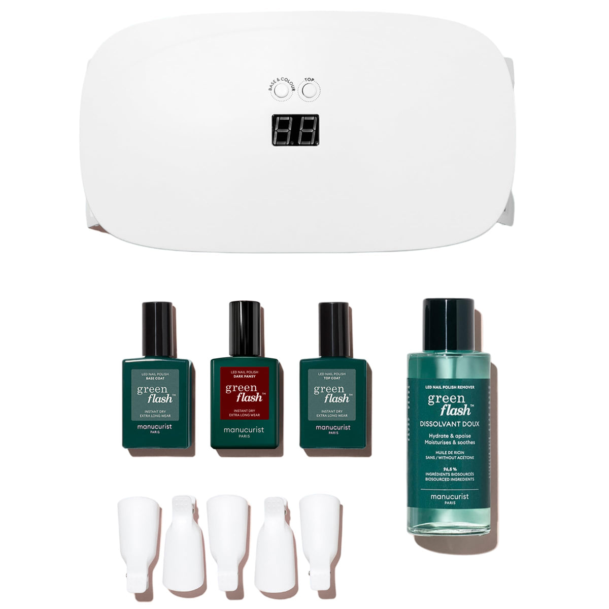 Manucurist Green Flash Slim LED lamp for fast salon-quality manicures at home