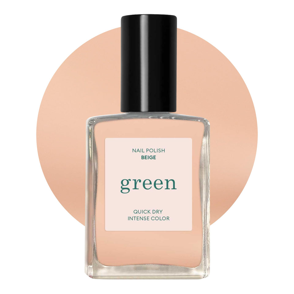 Manucurist Green Quick Dry Beige bottle for fast, durable color.