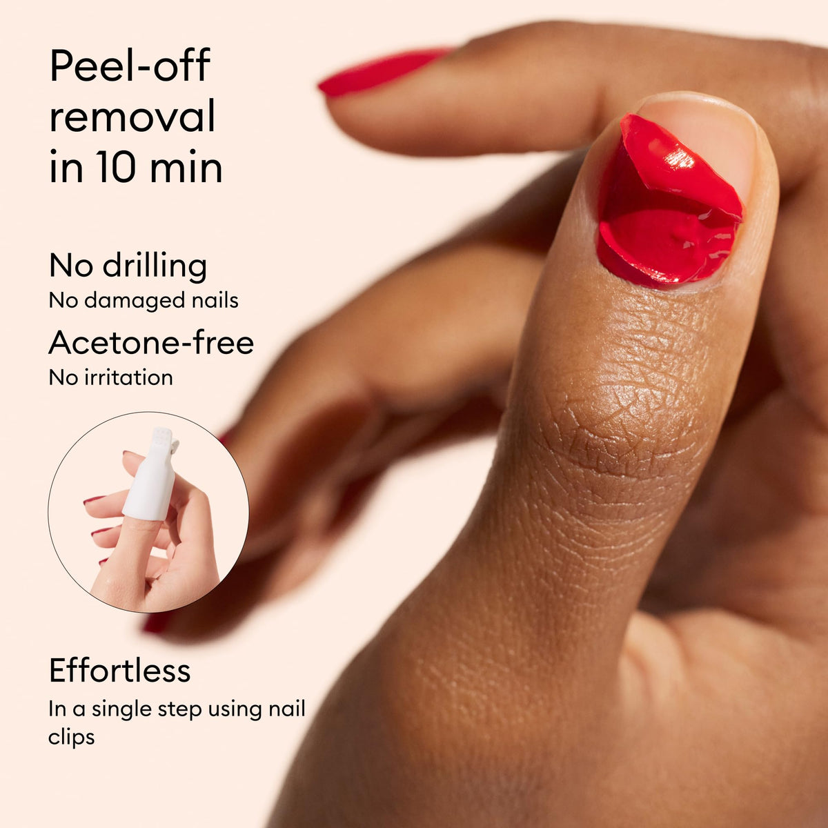 Manucurist Poppy Red polish delivers vibrant, glossy color.