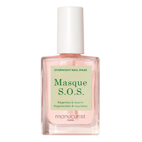 Manucurist SOS Nail Mask bottle front showing plant-based nail care.