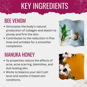 Manuka Lane Active Manuka Honey pot offers rich hydration and skin-softening benefits.
