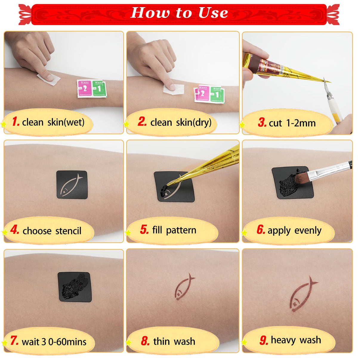 ManYan HaiYan six-ink bottle set with brown, black, and maroon tones
