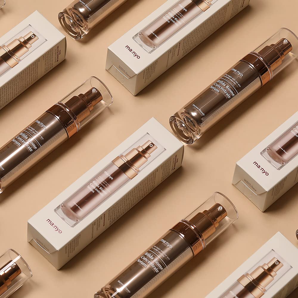 Manyo Bifida Biome Serum displays eight hyaluronic acid types for deep hydration