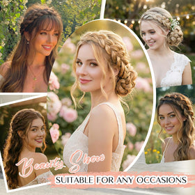 MaopaoBeauty all-day comfortable headbands prevent slip during errands and events.