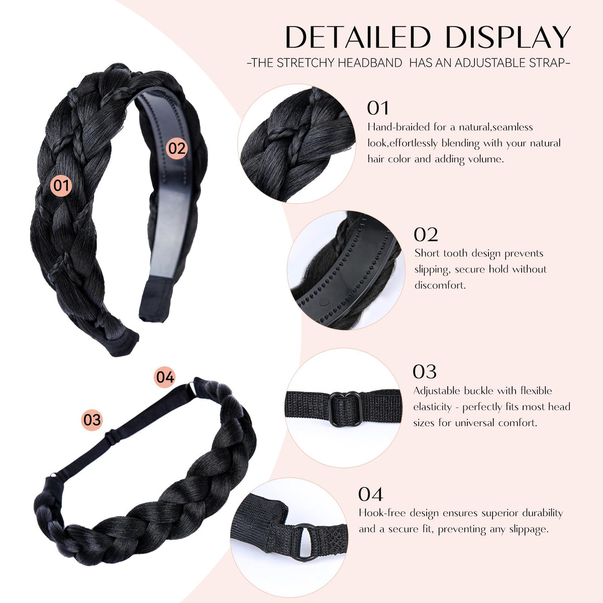 MaopaoBeauty multi-tone color details enhance realistic hair-like appearance.