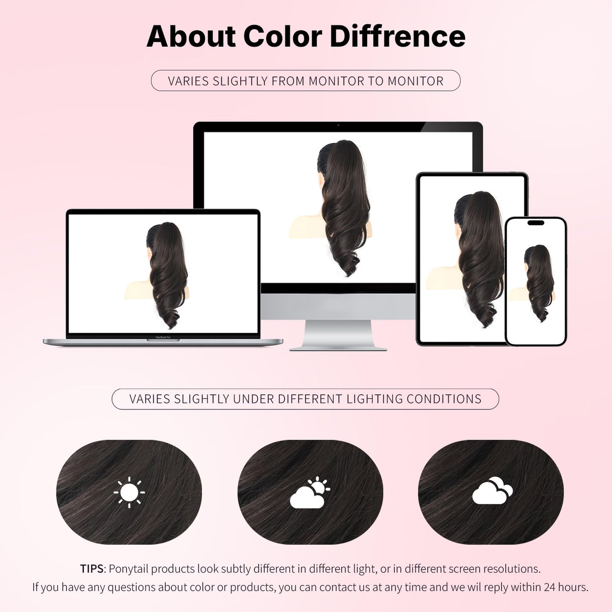 Maopaobeauty breathable inner mesh keeps scalp comfortable