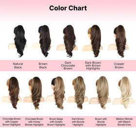 MaopaoBeauty heat-safe ponytail extension ready for styling tools
