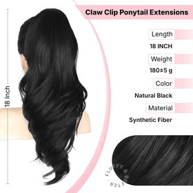 MaopaoBeauty drawstring ponytail attachment secures thick or long hair comfortably