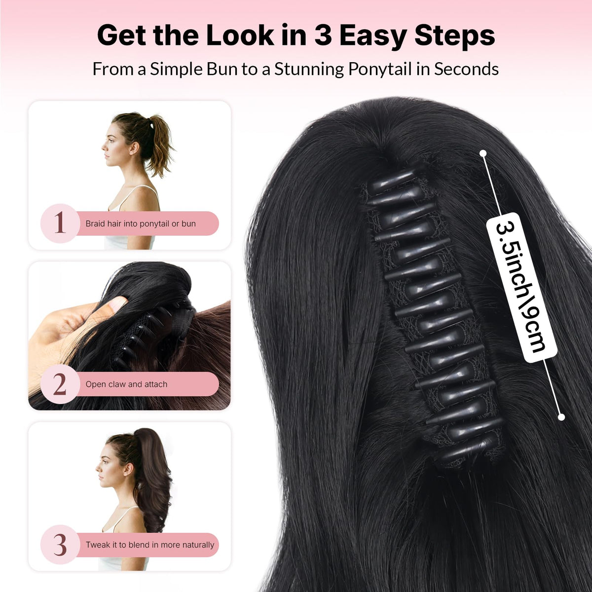 MaopaoBeauty clip showcases breathable inner mesh and secure grip