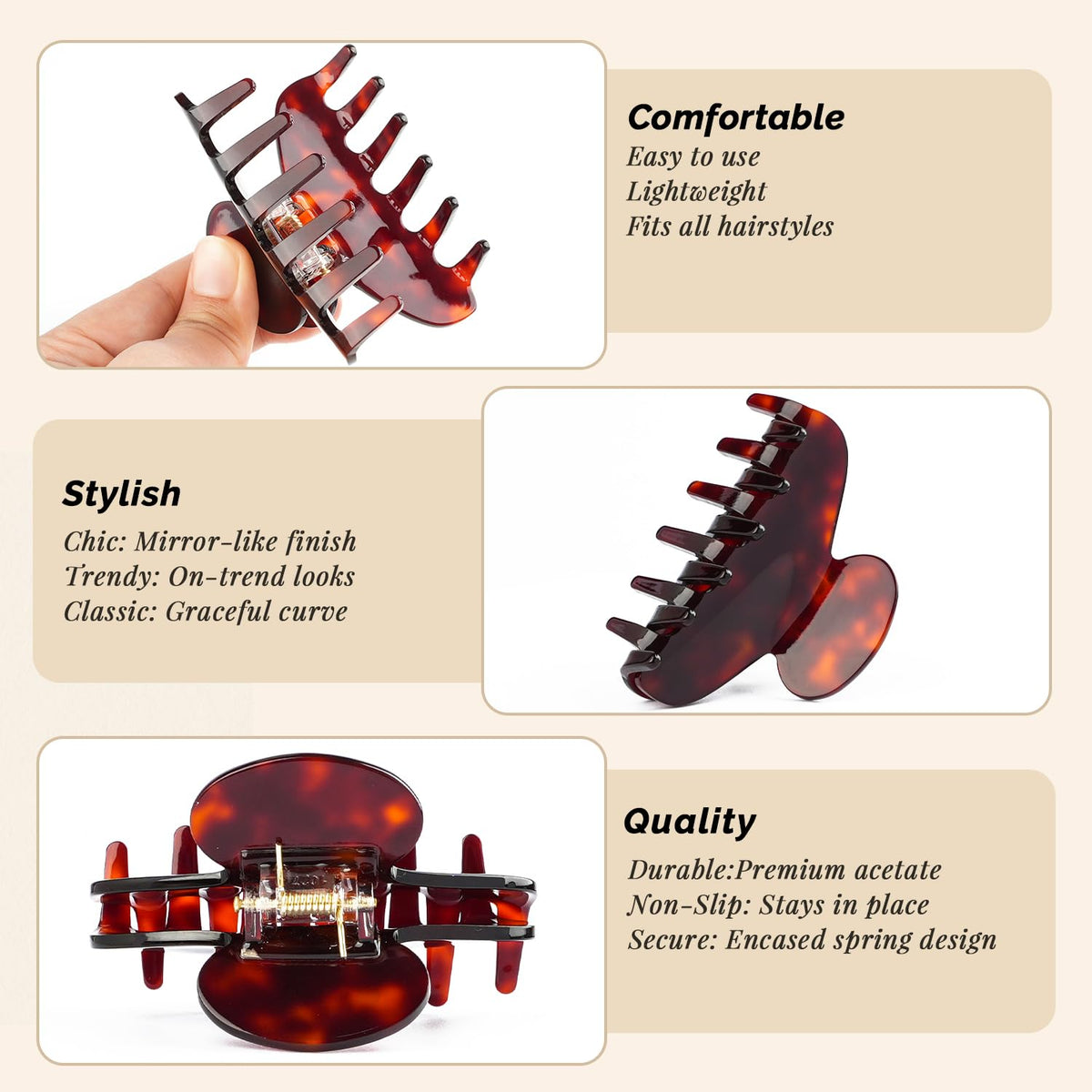 MAORULU acetate material close-up highlighting glossy finish