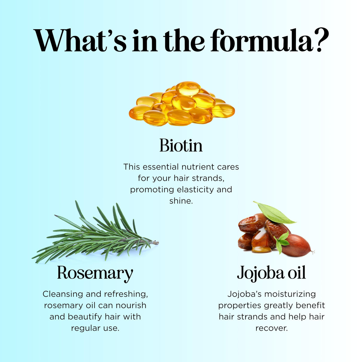 Maple Holistics Biotin Conditioner in use on hair.