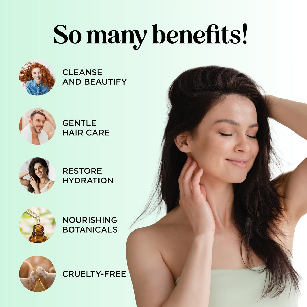 Maple Holistics clarifying shampoo foam showing thorough scalp cleansing