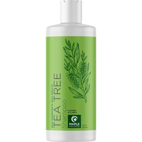 Maple Holistics Clarifying Shampoo bottle with tea tree oil for oily hair