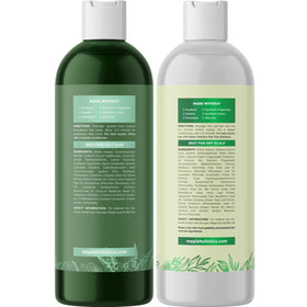 Maple Holistics cruelty-free emblem on packaging indicating ethical hair care