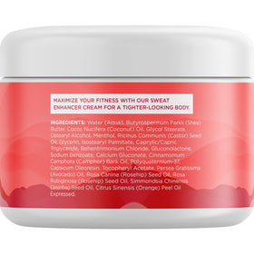 Maple Holistics Hot Sweat Cream camphor and castor close-up shows natural ingredients