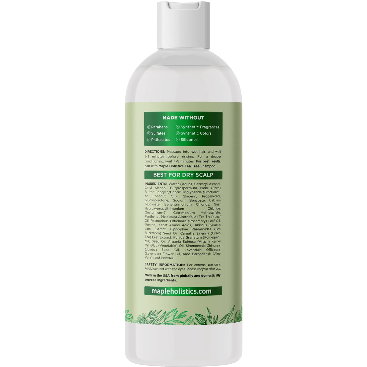 Maple Holistics Lavender and Rosemary oils highlight botanical fragrance
