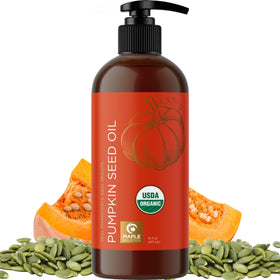 Maple Holistics pumpkin seed oil bottle 16oz for hair hydration