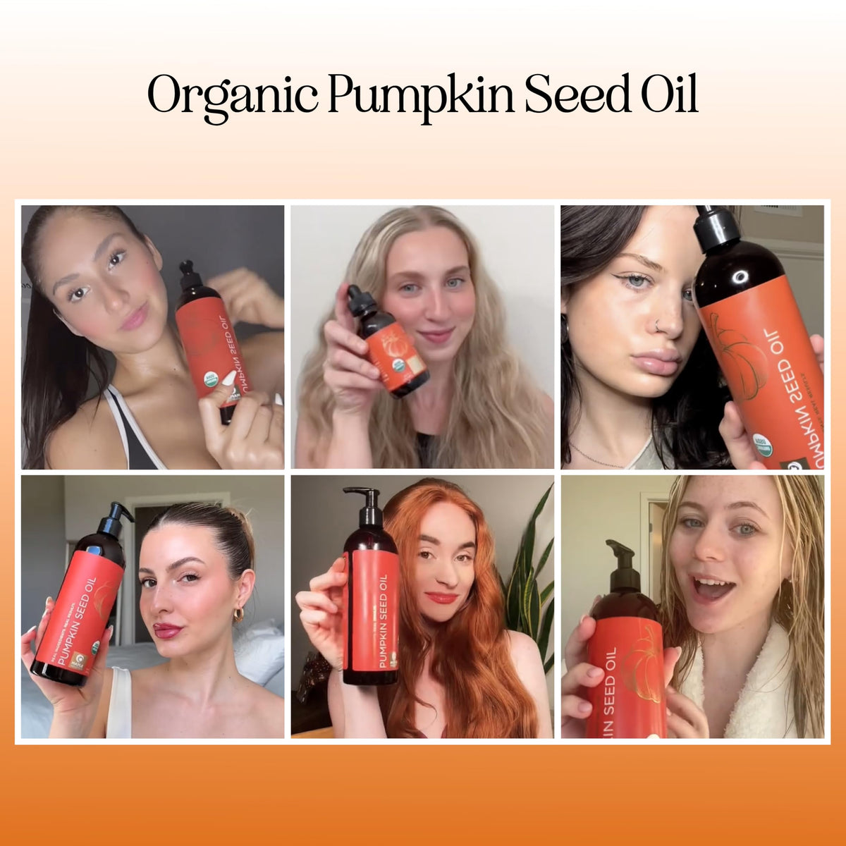 Maple Holistics pumpkin seed oil label close-up highlighting organic purity