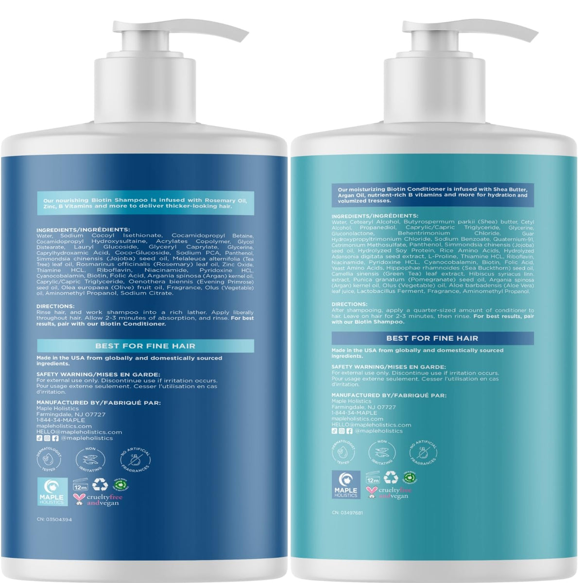 Maple Holistics Rosemary Biotin Set box representing a complete hair care routine