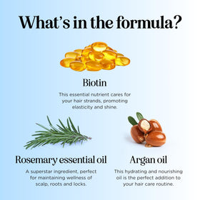 Maple Holistics vegan formula bottle highlighting dry scalp relief
