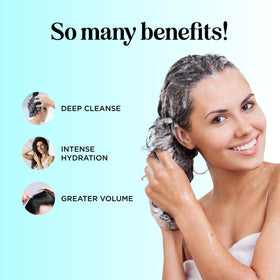 Maple Holistics Rosemary Biotin Shampoo lather offering refreshing cleanse and scalp comfort