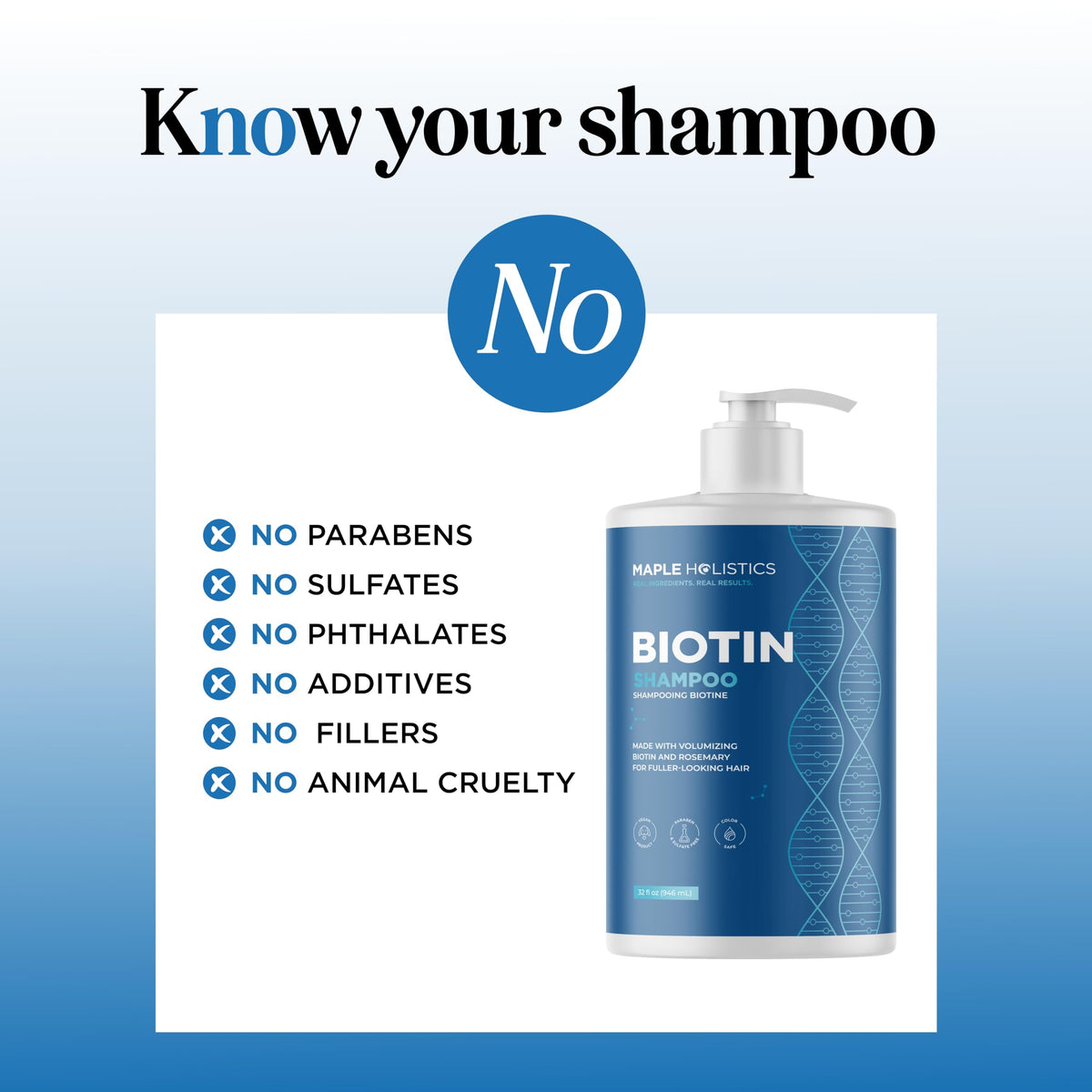 Maple Holistics scalp care with rosemary biotin shampoo during wash
