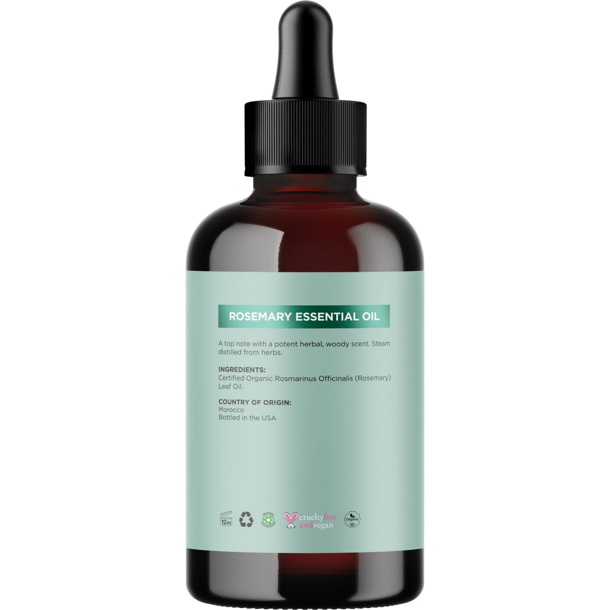 Maple Holistics rosemary oil on scalp shows hydrating feel