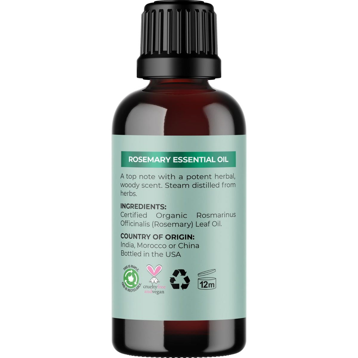 Scalp massage with rosemary oil for hydration and nourishment