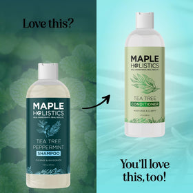 Hair after wash appears soft and manageable with Maple Holistics formula.