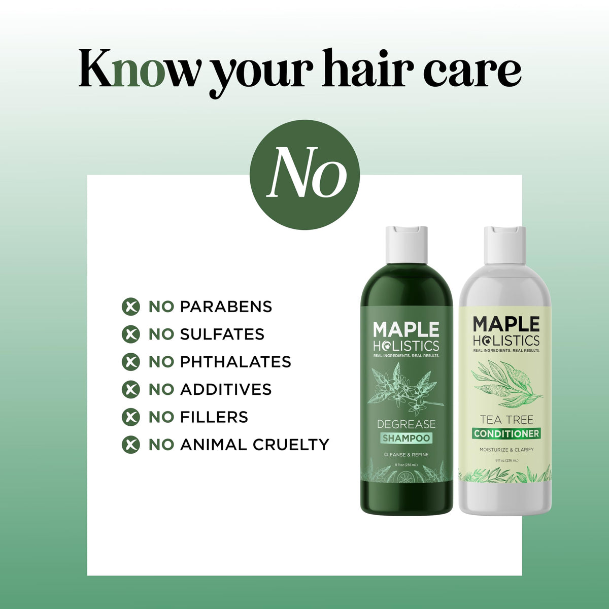 Maple Holistics rosemary and tea tree oils image highlights essential oil care