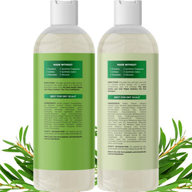 Maple Holistics sulfate-free label on product packaging