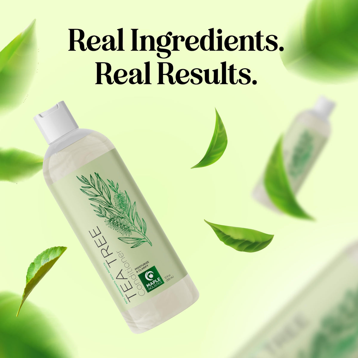 Close-up of conditioner dispenser showing easy application on dry hair.