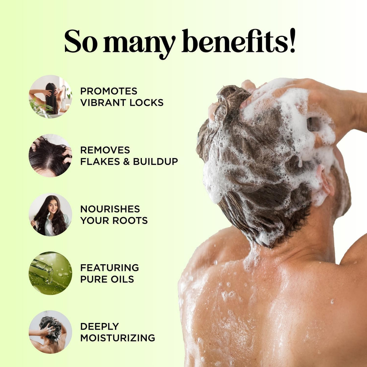 Maple Holistics ingredient blend of tea tree, sage, and rosemary for balanced scalp care.