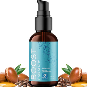 Maple Holistics Volumizing Biotin Hair Serum bottle for fuller-looking hair