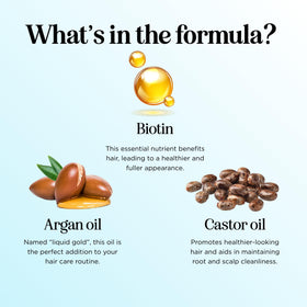 Maple Holistics Volumizing Biotin Hair Serum ingredients with peppermint