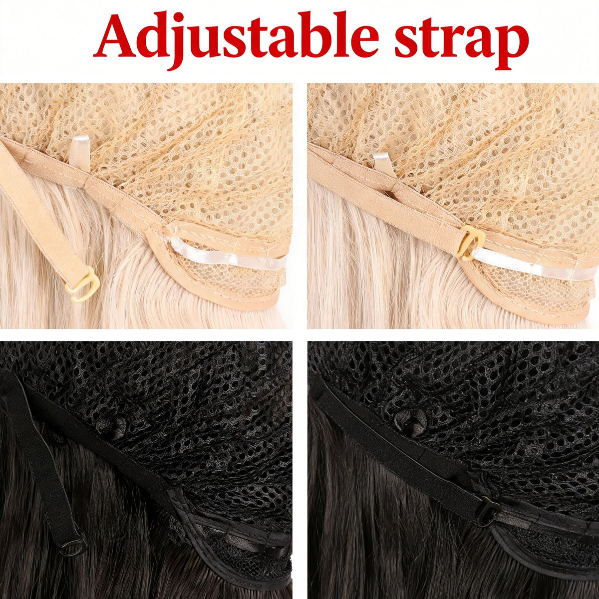 MapofBeauty light-blue wig care guide image with maintenance tips