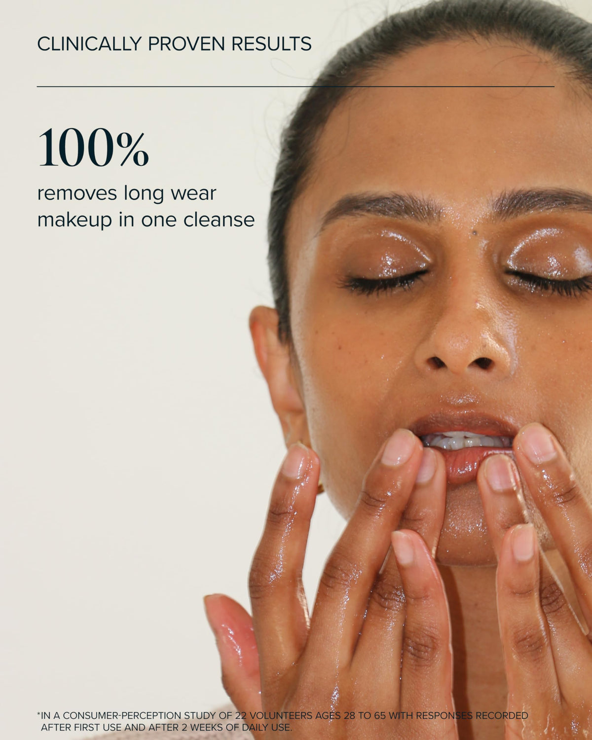 MARA Algae Enzyme Cleansing Oil after cleanse reveals refreshed, balanced skin.