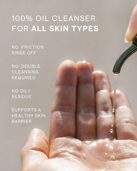 MARA Algae Enzyme Cleansing Oil ingredients detail highlights nourishing algae and antioxidant oils