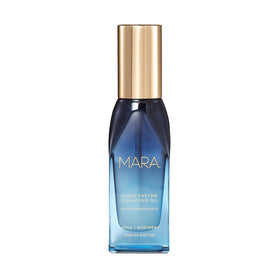 MARA Algae Enzyme Cleansing Oil pour shows silky texture for makeup removal