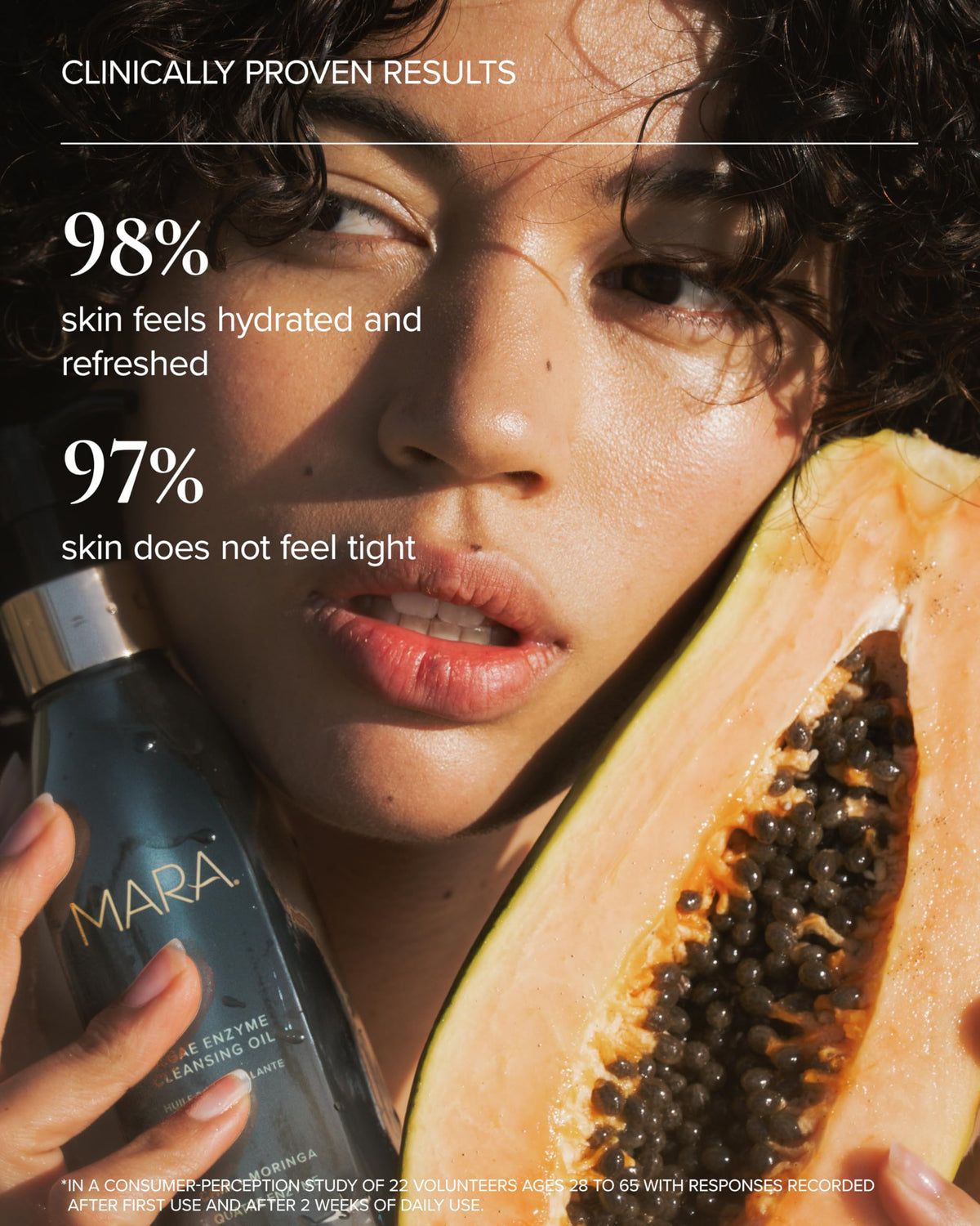 MARA Algae Enzyme Cleansing Oil product shot showcasing luxurious clean formula.