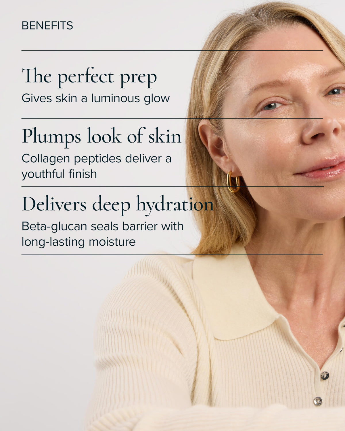 MARA Pearl Peptide Glaze pump in use shows fast hydration for prep.