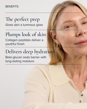 MARA Pearl Peptide Glaze pump in use shows fast hydration for prep.