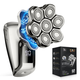 Maraiss Head Shaver with 7D floating blades close-up for precise scalp shaving