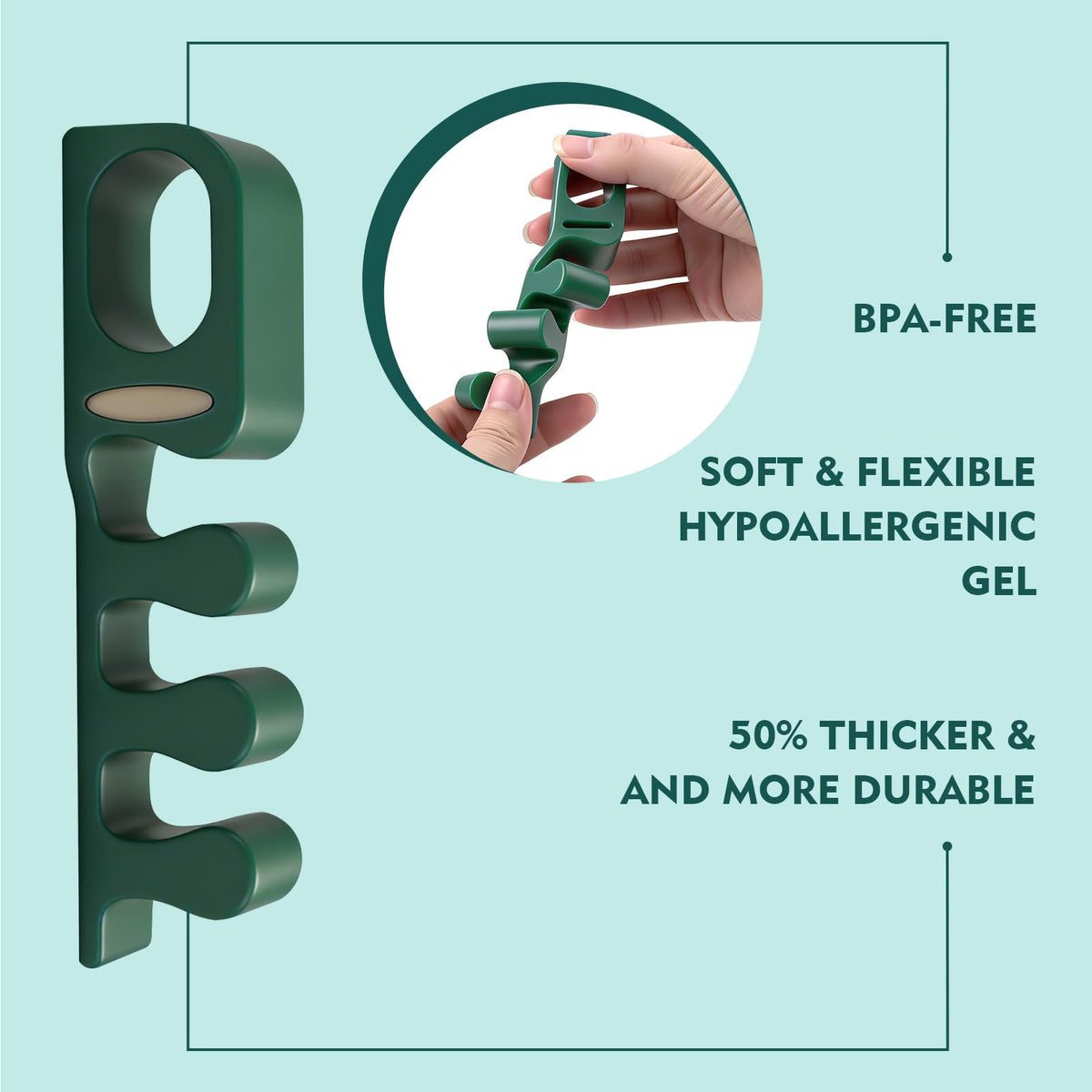 Marbe two-pair set includes S/M and L for versatile use by women and men.